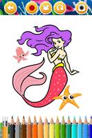 Mermaids Coloring स्क्रीनशॉट 2