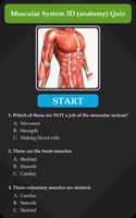 Muscular System 3D (anatomy) Quiz capture d'écran 1