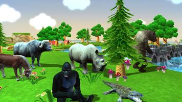 Animal Zoo Games - simulator imagem de tela 1