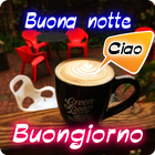 ikon Buongiorno e auguri di buona notte in italiano