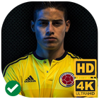 James Rodriguez Wallpapers HD 4K icône