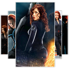Black Widow Wallpaper Avengers ícone