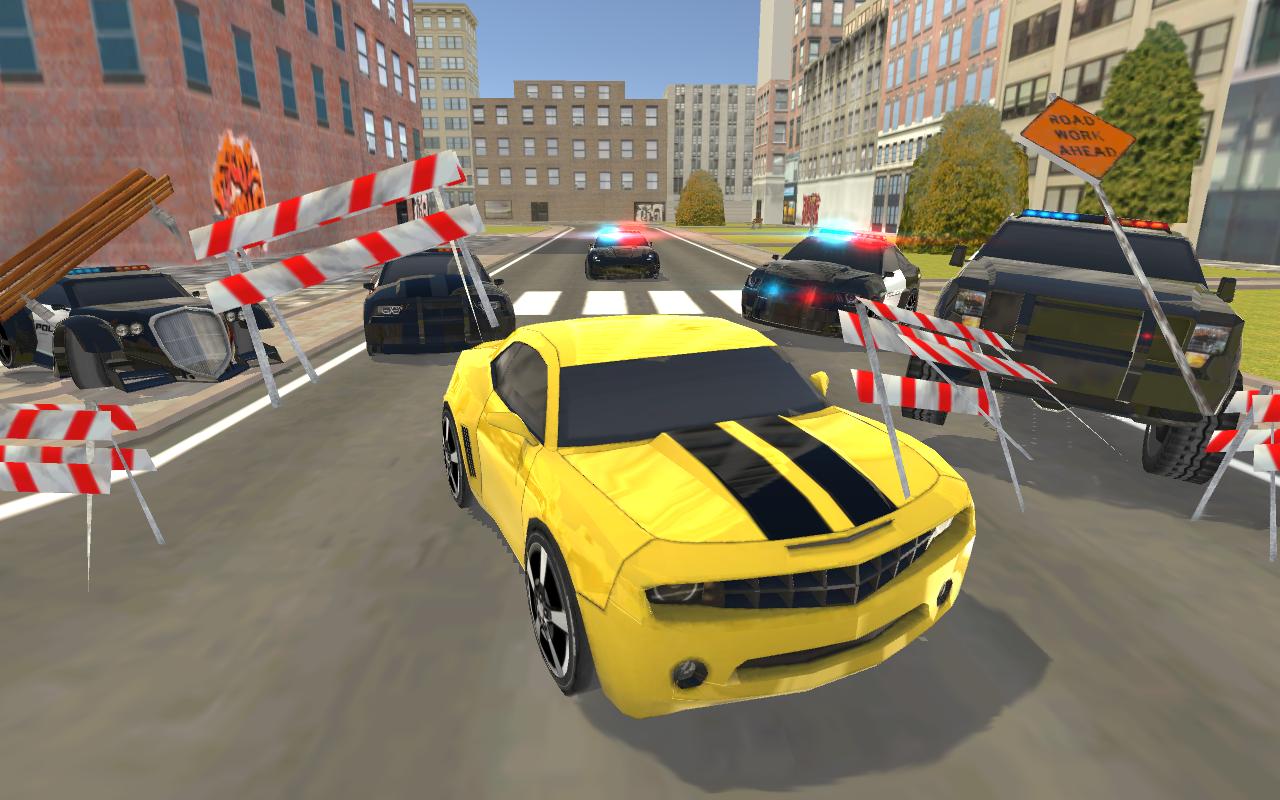 Robber Race Escape - Corrida de Ladrão em Carro: Jogo Livre de