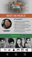 Jayalalithaa RIP Rest In Peace 截圖 3