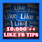 10.000++ LIKE FB Tips ไอคอน