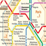 Carte Metro PARIS Plan