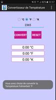 Convertisseur Température capture d'écran 1