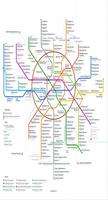Carte Metro MOSCOW Map poster