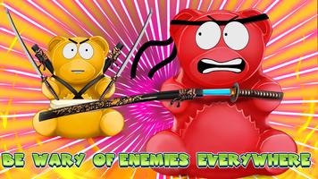Jelly Ninja: Bear Valerka ảnh chụp màn hình 1