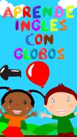 aprende ingles con globos poster