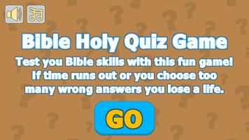 Bible Holy Quiz Game Affiche
