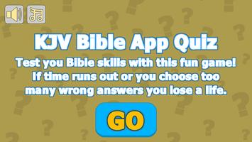 KJV Bible App Quiz Affiche