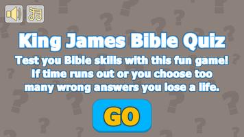 King James Bible Quiz Affiche