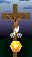 Block Hexagon Puzzle Jesus On The Cross Plakat