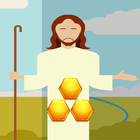 Juegos de rompecabezas duros Jesús en la cruz icono