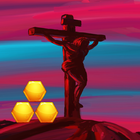 Hexagon Puzzle Games Jesus On The Cross icône