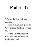 پوستر Psalms 117