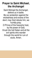 Prayer to Saint Michael the Archangel Affiche