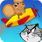 JERRY fly  and TOM chase game-icoon