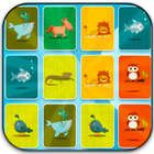 Juegos educativos - Memoria de los animales icono