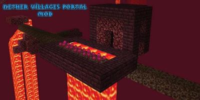 Nether Villages Portal Mod for MCPE Affiche