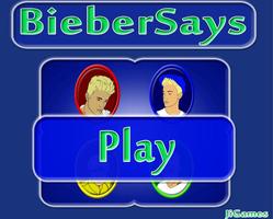 BieberSays poster