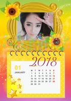 ปฏิทินน่ารัก 2561 กรอบรูปปฏิทิน2018 แต่งรูปปฏิทิน capture d'écran 1