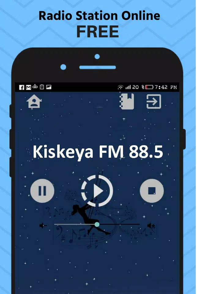 Descarga de APK de Radio Kiskeya Haiti 88.5 FM Online Station Music para  Android