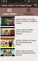 Johny Johny Yes Papa Poem capture d'écran 1