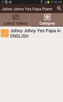 Johny Johny Yes Papa Poem capture d'écran 2