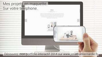 Portfolio interactif 2014 الملصق