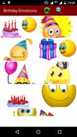 Birthday Emoticons syot layar 1