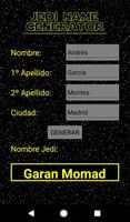 Jedi Name Generator ภาพหน้าจอ 1