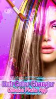 Couleur Cheveux Appareil Photo Affiche