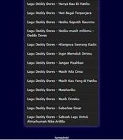 Kumpulan Album Lagu Deddy Dores Hits 2017 screenshot 1