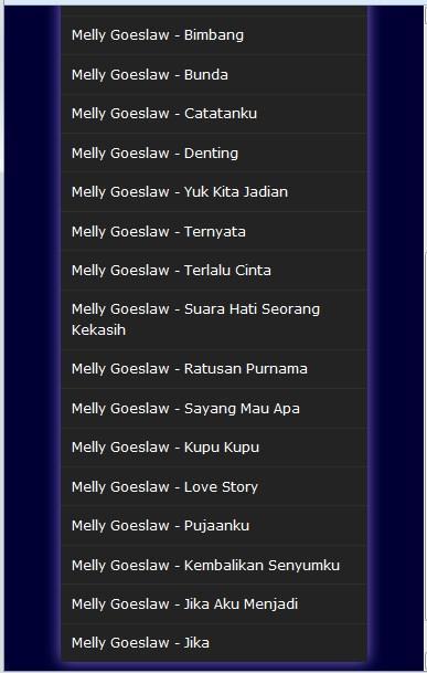 Kumpulan Lagu Melly Goeslaw - mp3 APK voor Android Download