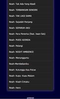 Kumpulan Lagu Noah MP3 Lengkap Ekran Görüntüsü 2