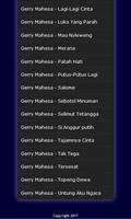 Lagu GERRY MAHESA Terlengkap - mp3 Ekran Görüntüsü 2