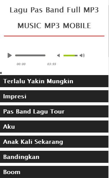 Kumpulan Lagu Pas Band Full Album MP3 APK 4.1 for Android – Download  Kumpulan Lagu Pas Band Full Album MP3 APK Latest Version from APKFab.com