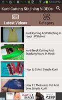 Kurti Cutting Stitching VIDEOs capture d'écran 1