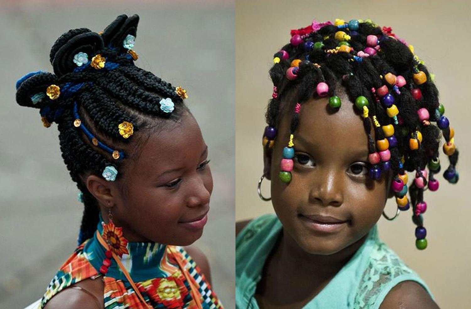  Tresse  pour petite  fille  africaine  pour Android 