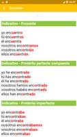Spanish conjugation Regular and irregular verbs capture d'écran 3
