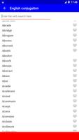 English verbs conjugation offline स्क्रीनशॉट 2