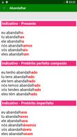 Portuguese verbs conjugation capture d'écran 3