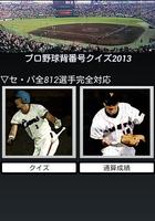 プロ野球背番号クイズ2013 포스터