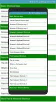 Keyboard Shortcuts Offline, Shortcut Keys Guide स्क्रीनशॉट 2