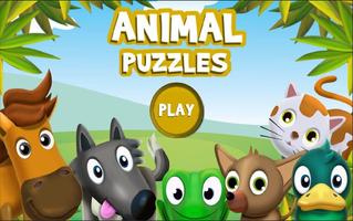 Animal Puzzles Cartaz