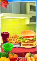 Fast Food Cooking Game Affiche
