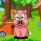 Game Pig Learning Kids icône