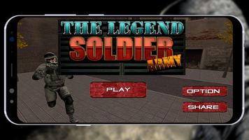Legend Soldier Army 3D Affiche